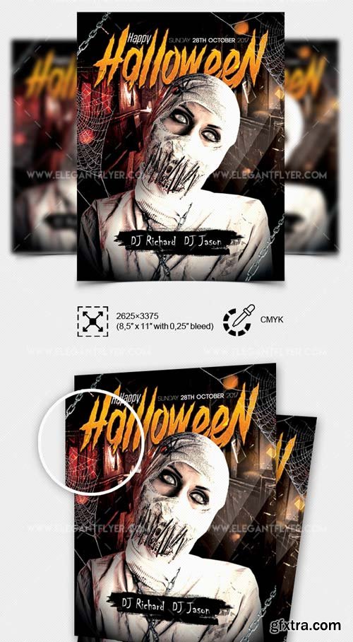 Happy Halloween V20 2018 Flyer PSD Template