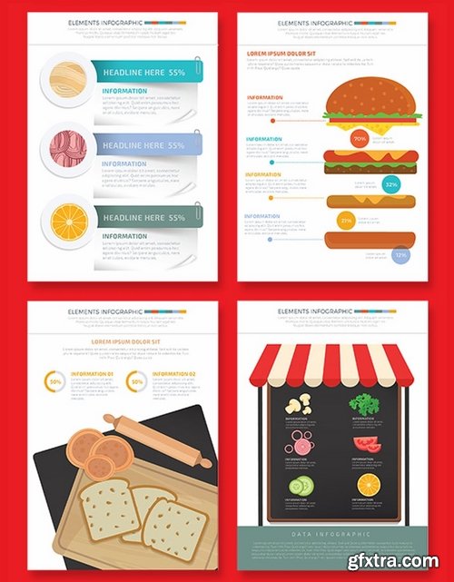 Food & Drink infographic Template Design