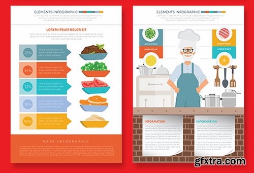 Food & Drink infographic Template Design