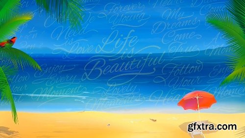 Videohive Sunny Beach Logo Opener 20762008