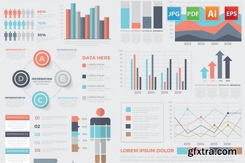 Modern Infographic elements design