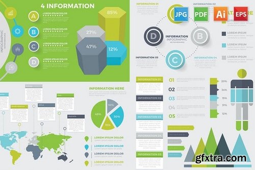 Modern Infographic elements design