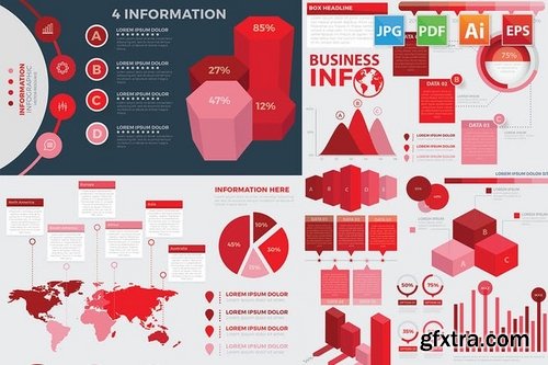 Modern Infographic elements design