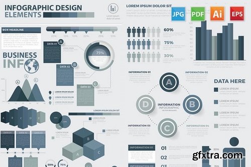 Modern Infographic elements design