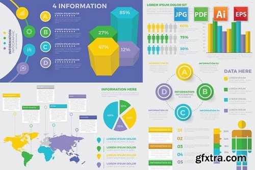 Modern Infographic elements design