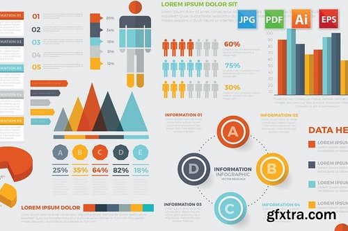 Modern Infographic elements design