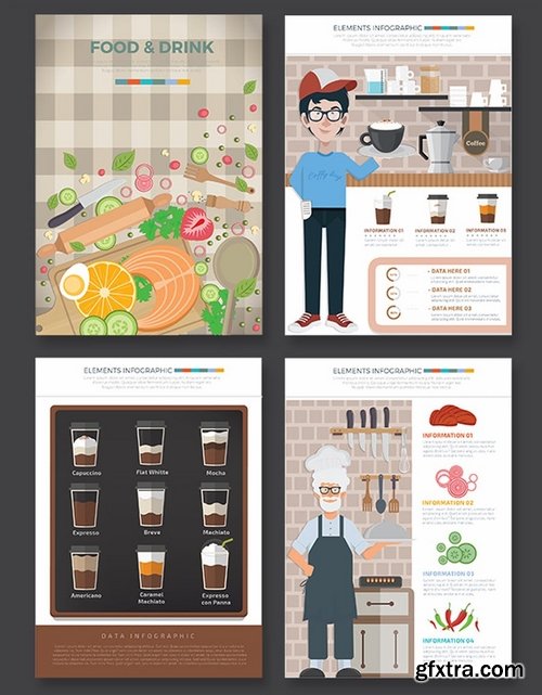 Food & Drink 4 infographic Design