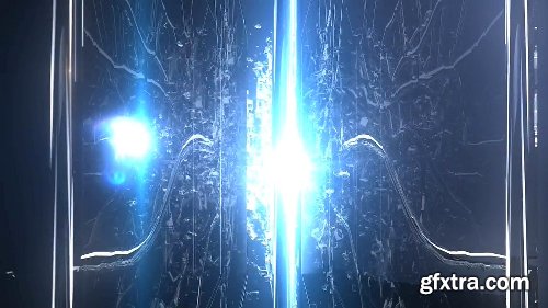 Videohive Abstract Glass Shatter Logo Opener 21100554