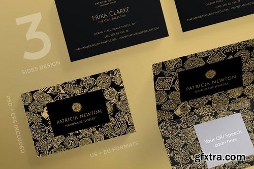 Handmade Jewelry Flyers, Business Card, Social Media and Banner Pack Templates