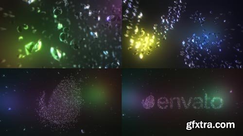 Videohive - Diamonds Element 3D Logo Text Reveal V2 - 19063685