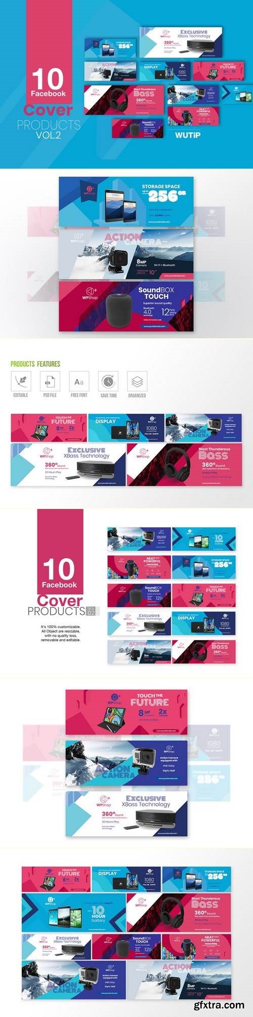 10 Facebook Cover-Products Vol2