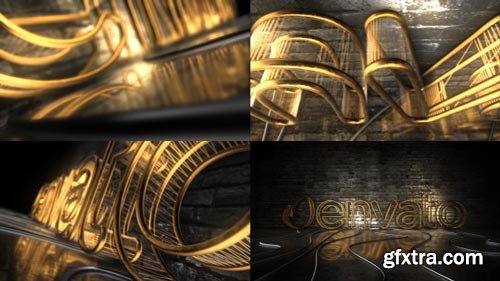 Videohive - Dark Rejected Element 3D Logo Opener - 21135722