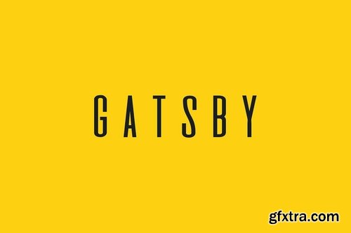 CM - GATSBY - Unique Display Typeface 2968872