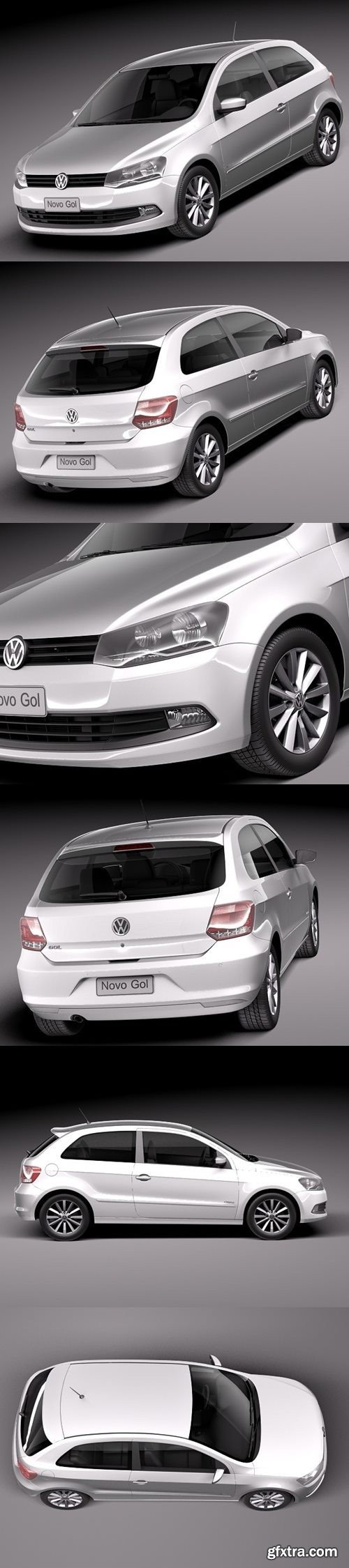 Volkswagen Gol 2013 3D Model