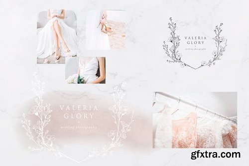 Flowered Monogram & Logo Collection