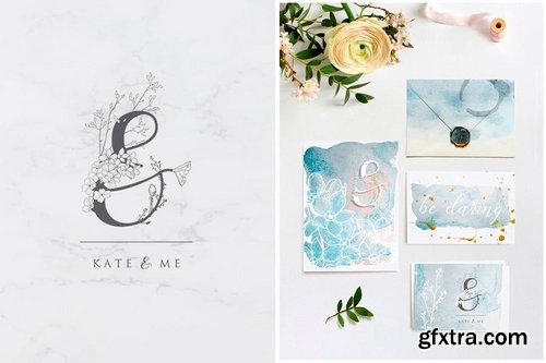 Flowered Monogram & Logo Collection