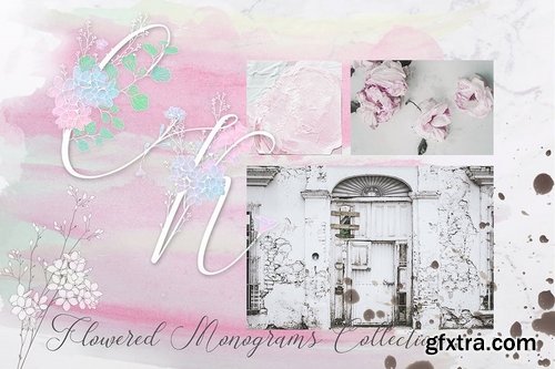 Flowered Monogram & Logo Collection