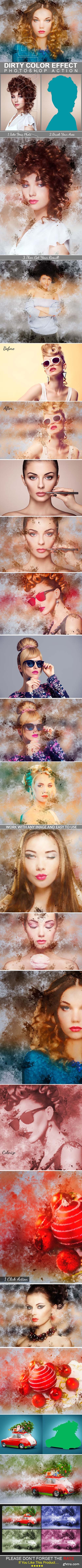 GraphicRiver - Dirty Color Effect Photoshop Action 22563994