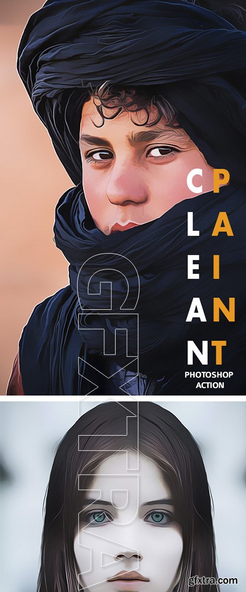 GraphicRiver - Clean Paint Photoshop Action 22577042