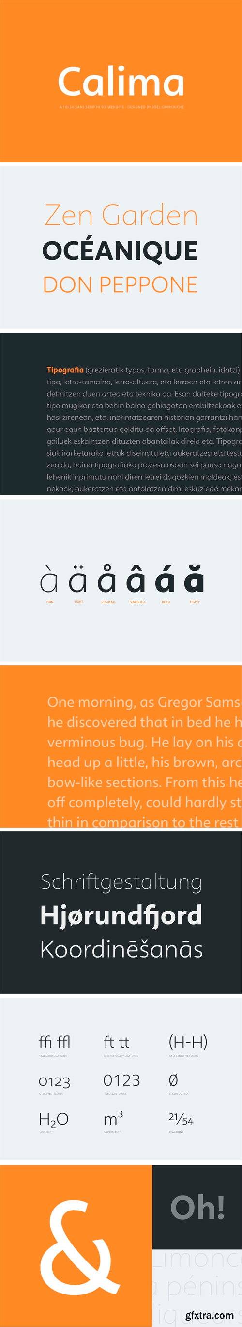 Calima Font Family