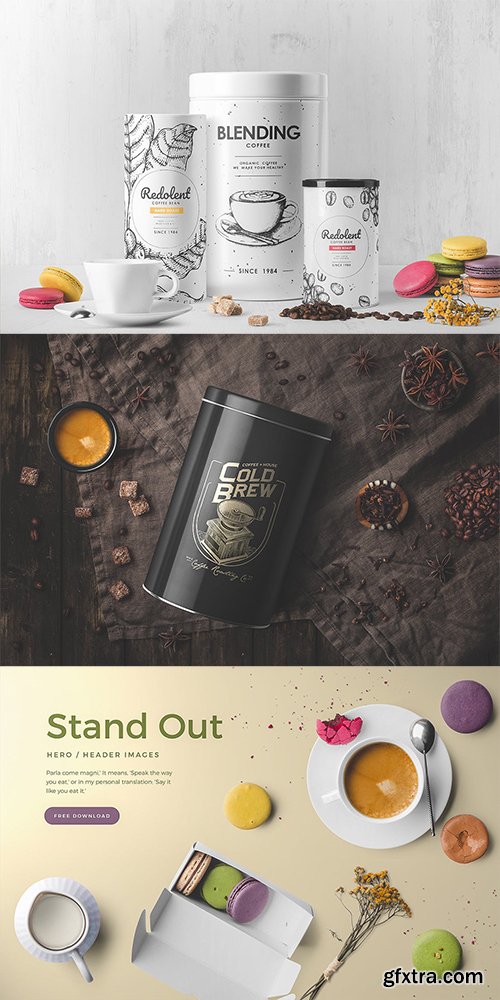 Coffee Packaging Mockup