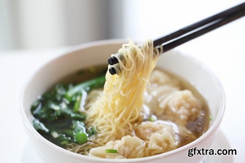 Vermicelli noodles soup pasta spaghetti food meal 25 HQ Jpeg