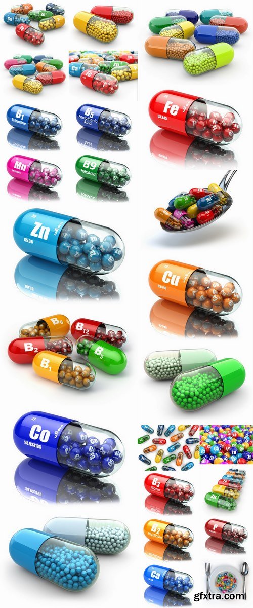 3D render tablet pill medicine chemical element 25 HQ peg