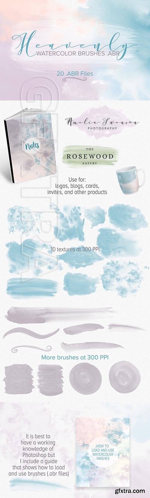 CreativeMarket - Watercolor Brushes 2971772