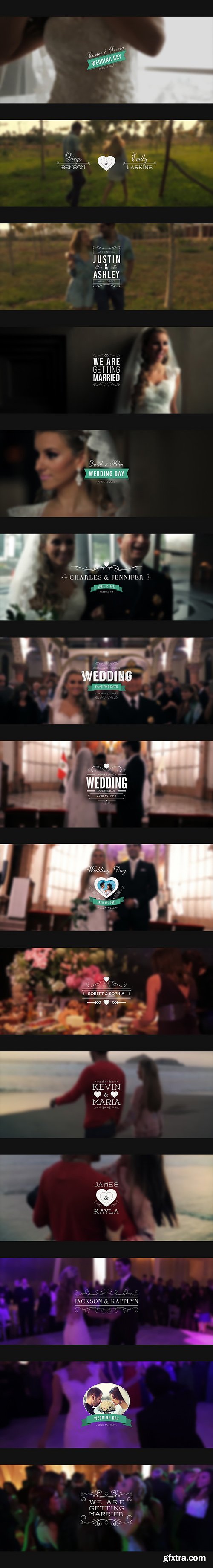 Videohive 15 Wedding Titles 18374749