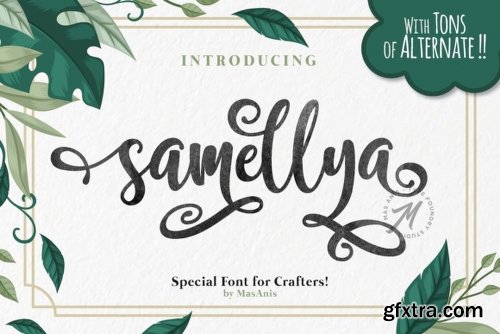 Samellya Font Family - 2 Fonts