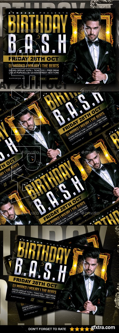 GraphicRiver - Birthday Bash Flyer 22583946