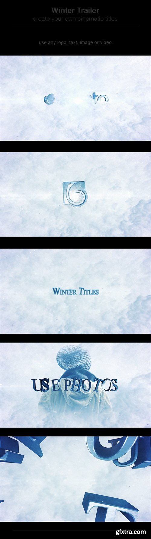 Videohive Winter Trailer Titles 14103123