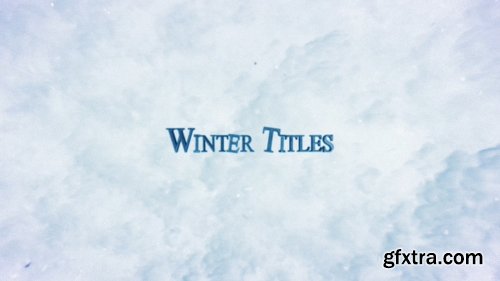 Videohive Winter Trailer Titles 14103123