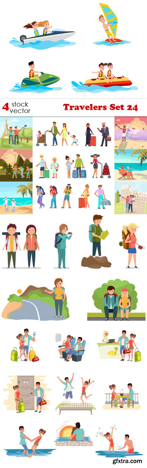 Vectors - Travelers Set 24