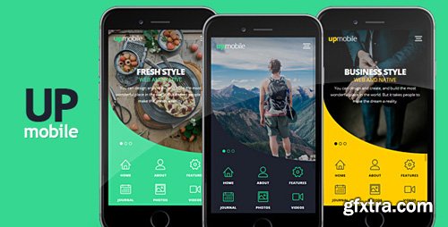 ThemeForest - UpMobile HTML Mobile Template (Update: 27 April 17) - 19311698