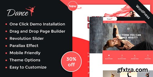 ThemeForest - Dance Academy v1.3 - Dance Studio WordPress Theme - 19080455