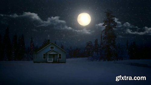 Videohive Christmas Night 2 in 1 18895038