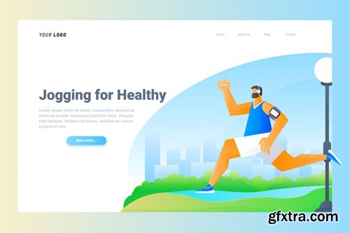 Jogging - Landing Page