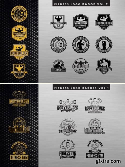 fitness logo BADGE Bundle