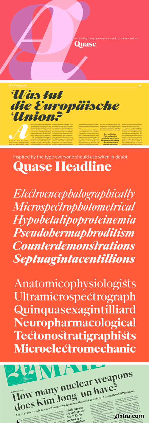 Quase Headline Font Family