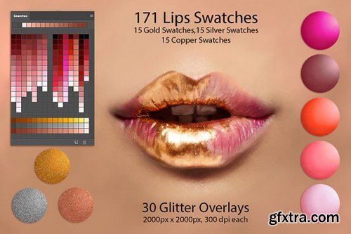 CM - Lips Swatches for Digital Painting 1573702