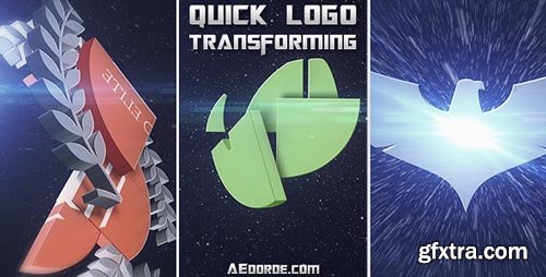 Videohive - Quick Logo Transforming - 13642571