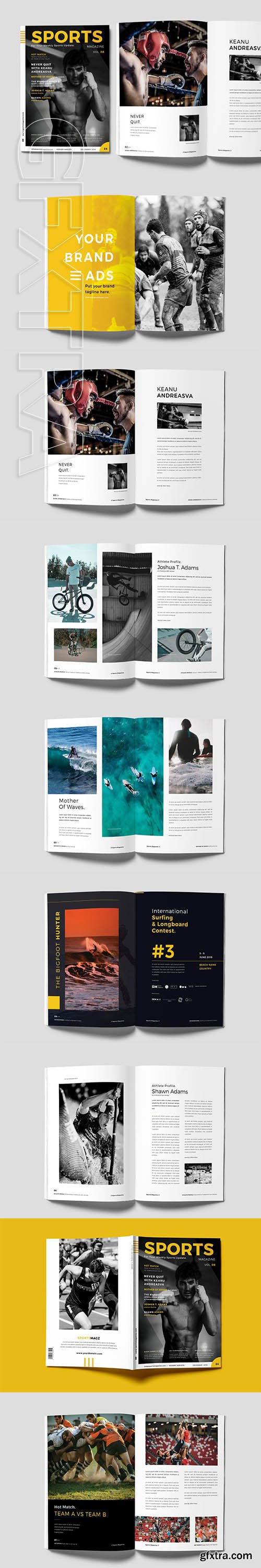 CreativeMarket - Sports Magazine 2907334