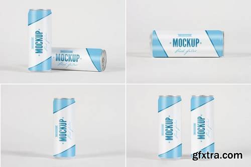 Dripped Soda Can Mock Up