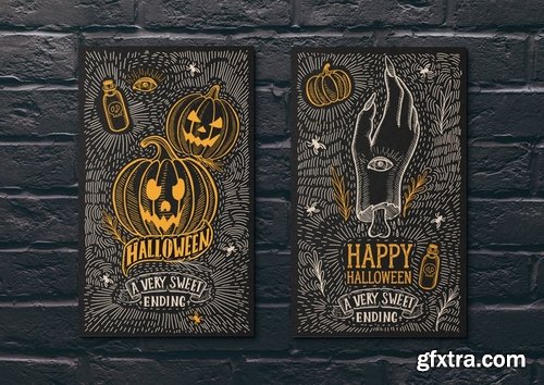 Halloween Party Illustrations