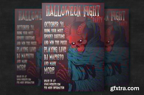 Halloween Party Flyer Templates 2