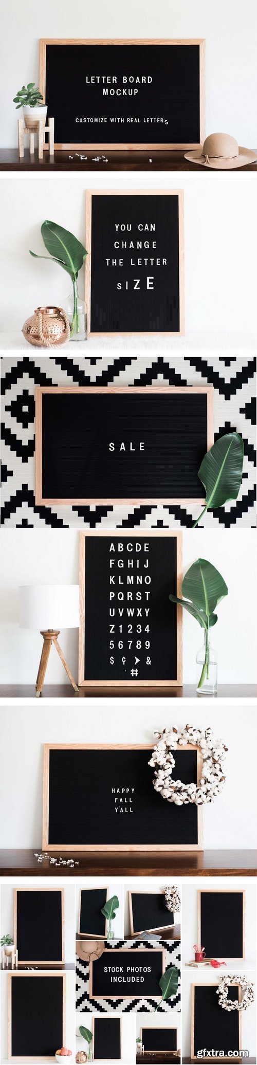 CM - Felt Letter Board Mockup PSD 881489