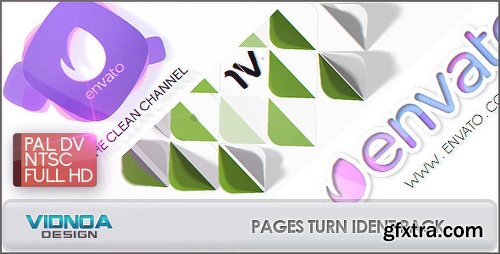 Videohive Pages Turn Ident Pack 7643181