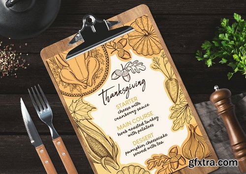 Thanksgiving Food Menu