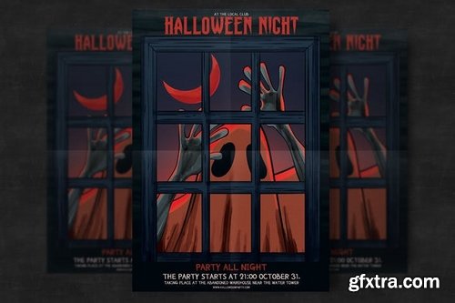 Halloween Party Flyer Templates 3